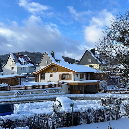 バート・ハルツブルクKleine Auszeit Am Wildgehegeアパートメント エクステリア 写真
